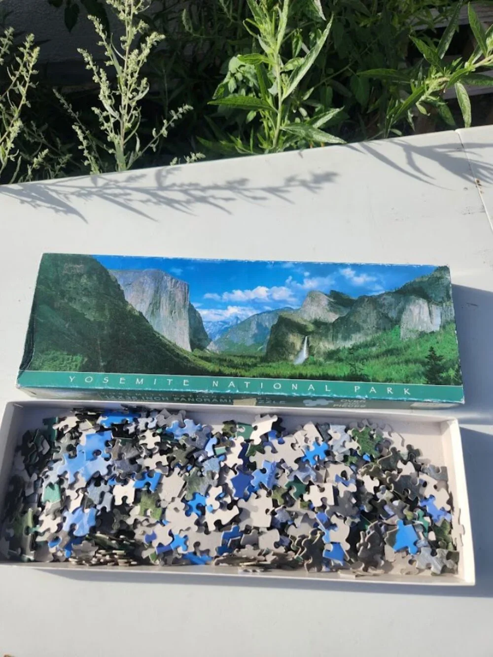 Tunnel View Scene Yosemite National Park 500 Piece Jigsaw Puzzle Panoramic Jigsa